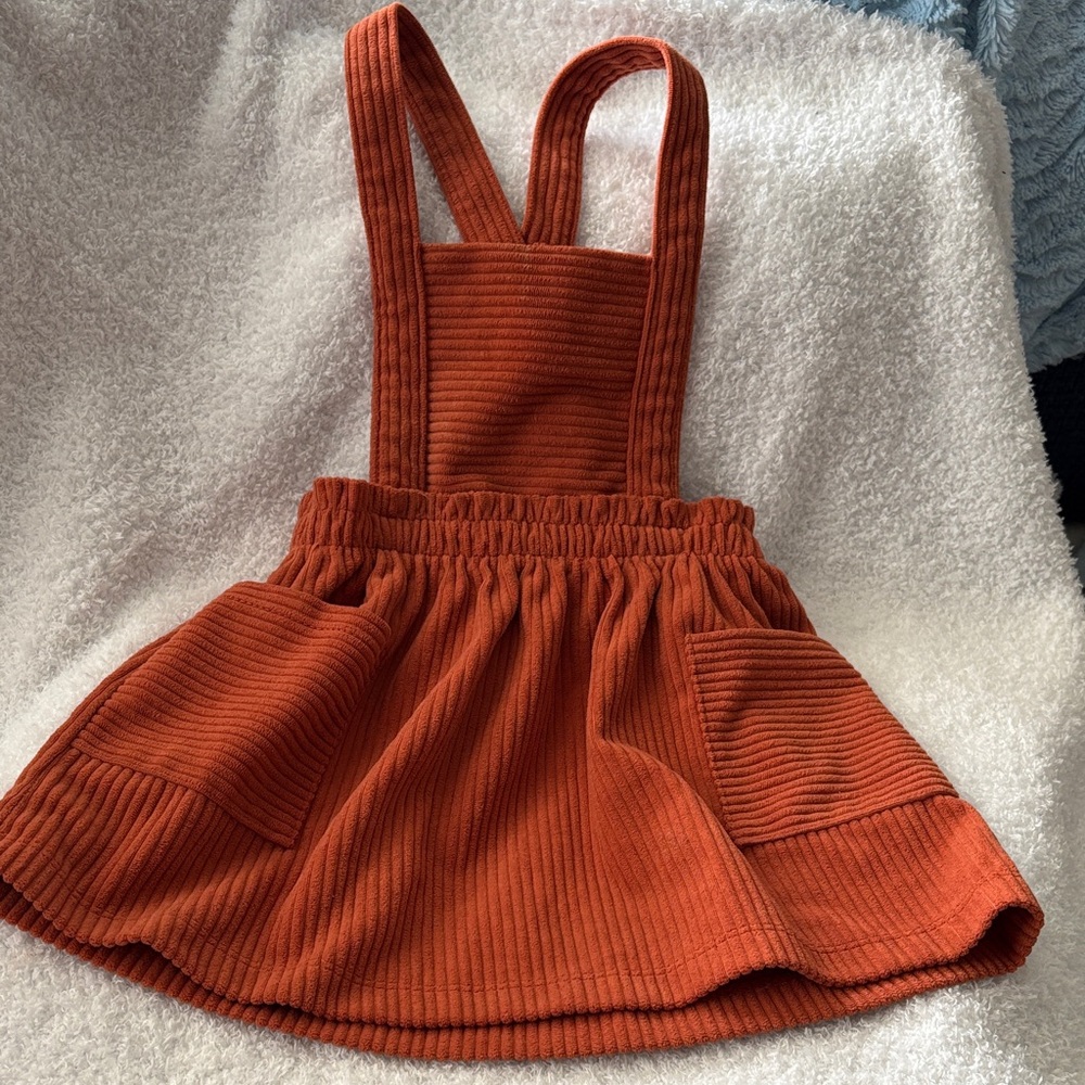 Wonder Nation Rust Corduroy Dress/Jumper